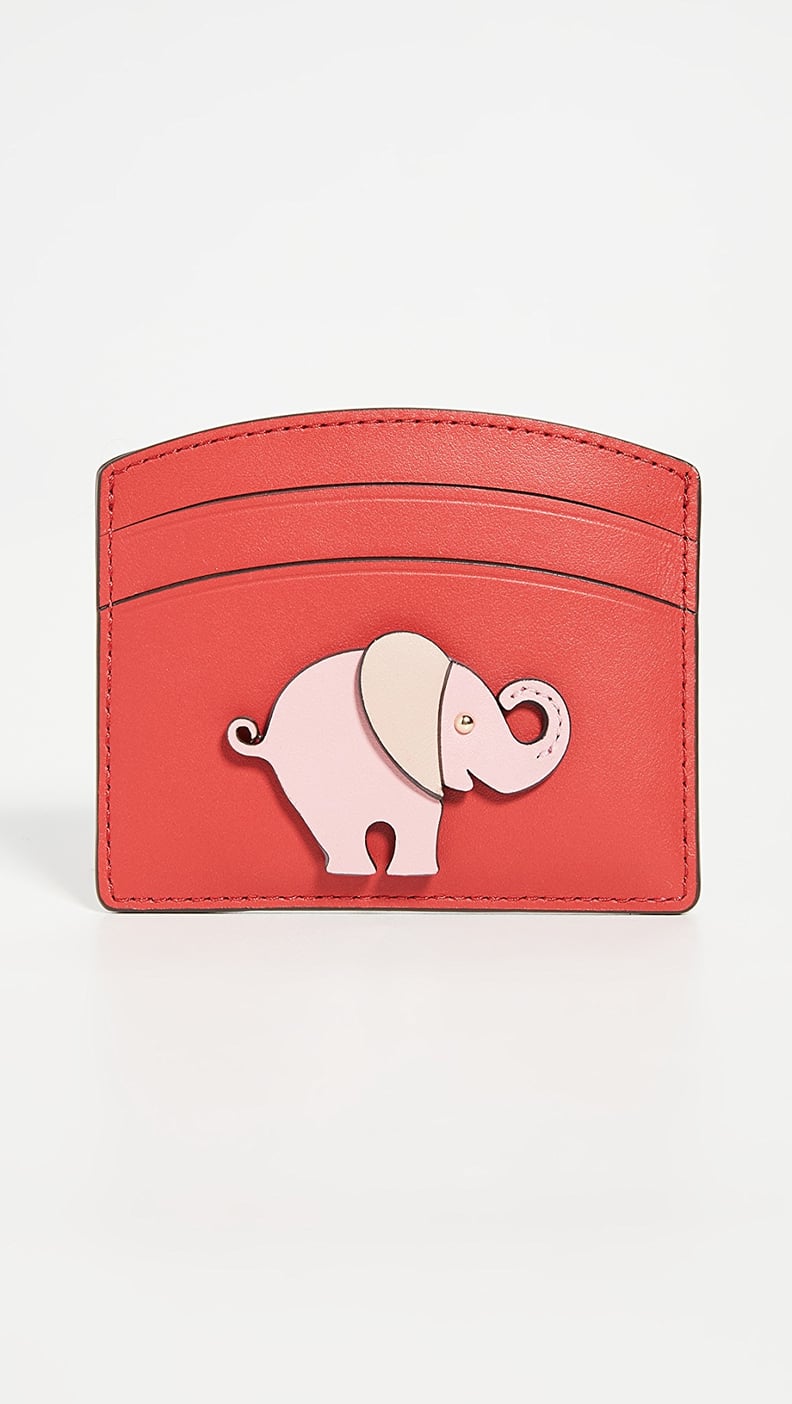 Kate Spade New York Elephant Applique Card Holder