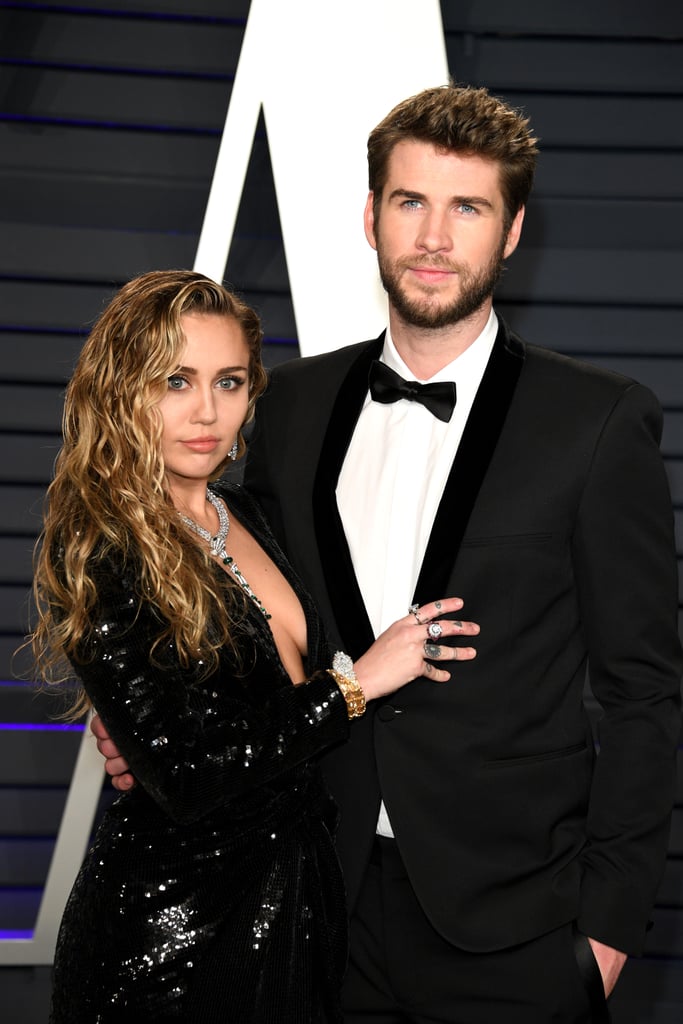 Miley Cyrus and Liam Hemsworth at 2019 Oscars Afterparty