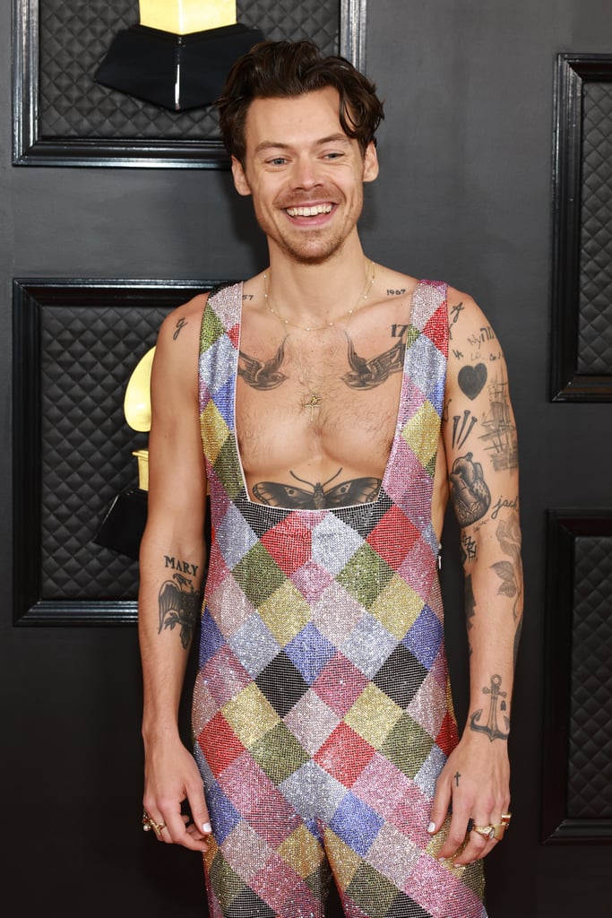 Harry Styles's Egonlab Crystal Jumpsuit at Grammys 2023