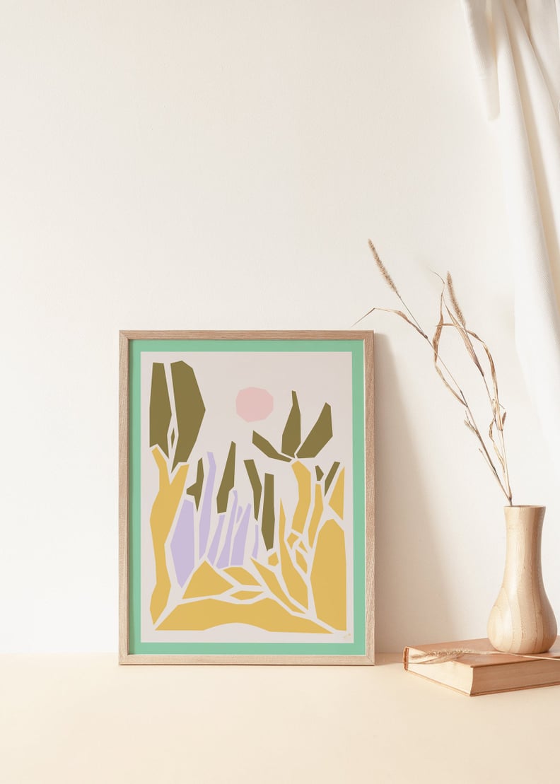 Emma Make Studio Abstract Desert Landscape Giclée Print