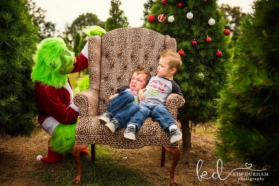 Baby Toddlers Kids Parenting A Photographer Staged A Grinch Themed Holiday Photo Shoot And It Does Not Disappoint Popsugar Family Photo 12