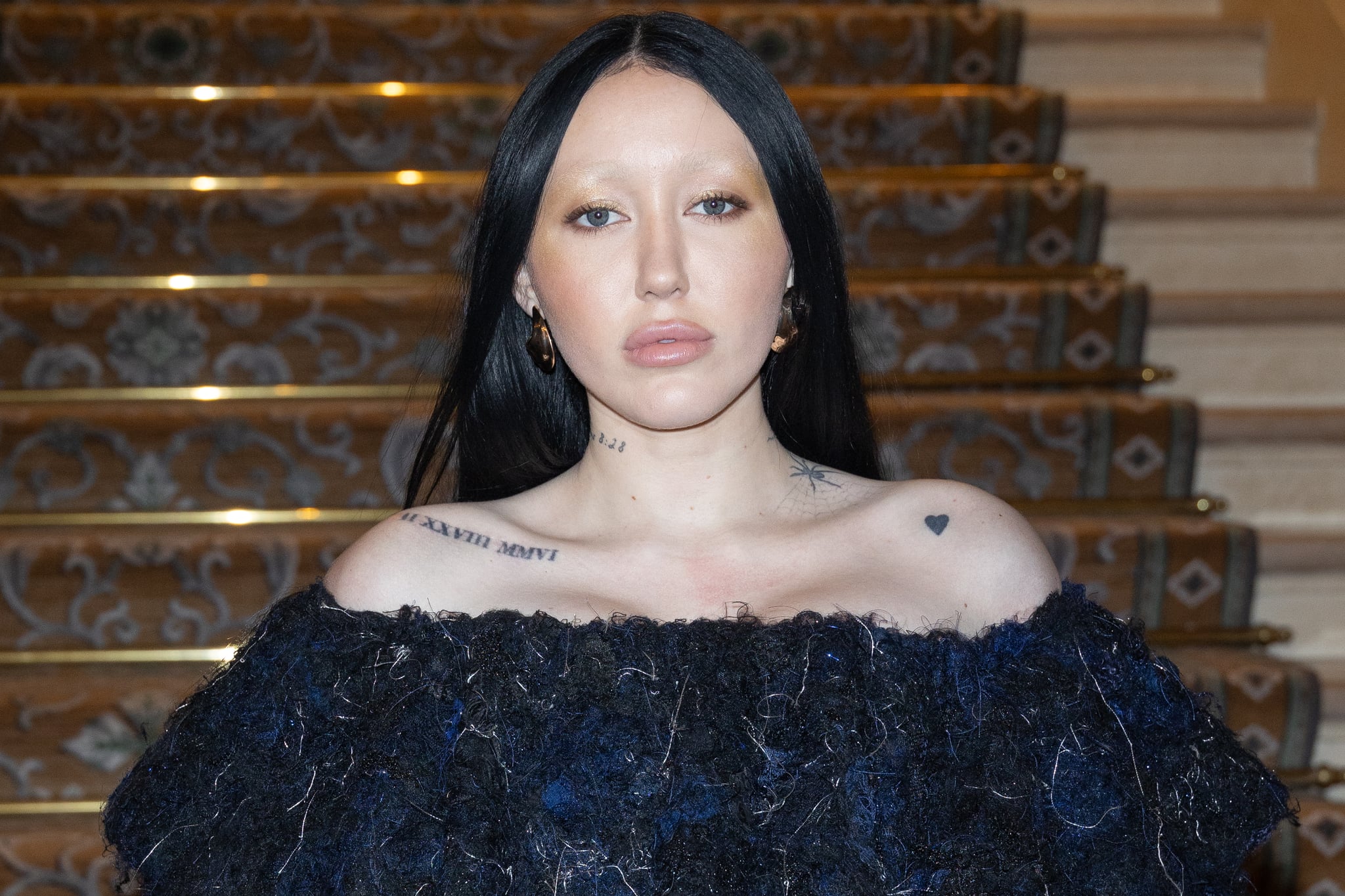 PARIS, FRANCE - JANUARY 25: (EDITORIAL USE ONLY - For Non-Editorial use please seek approval from Fashion House) Noah Cyrus attends the Viktor & Rolf Haute Couture Spring Summer 2023 show as part of Paris Fashion Week  on January 25, 2023 in Paris, France. (Photo by Marc Piasecki/WireImage)