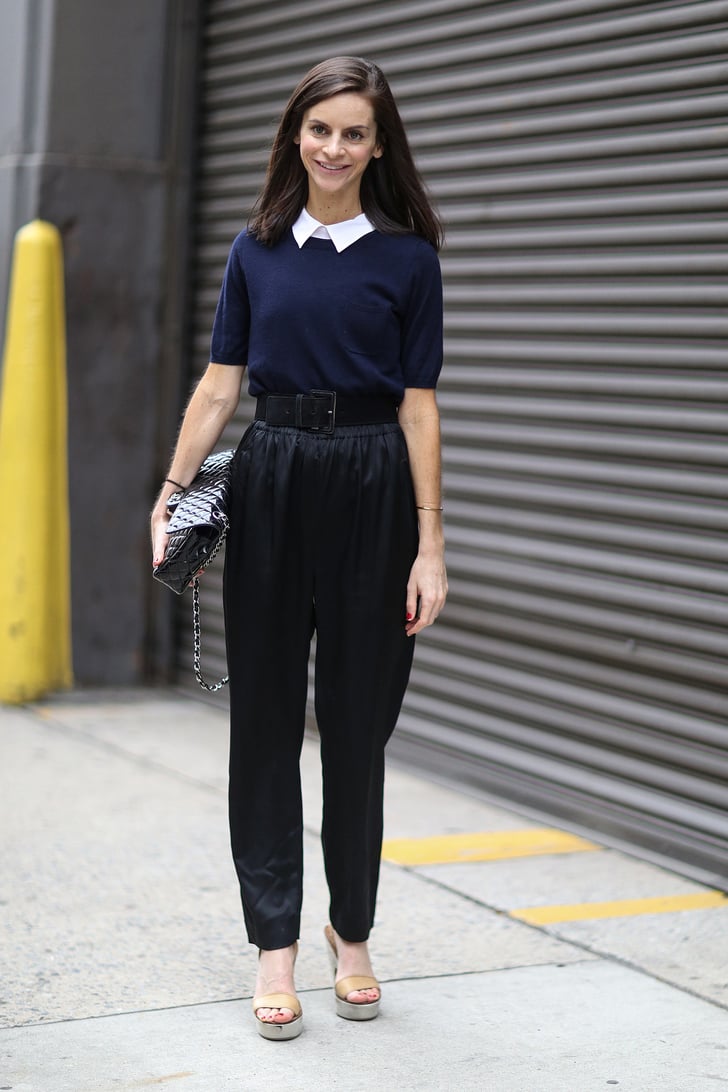 Under a jumper 22 Unexpected Ways to Style Your Most Basic Button