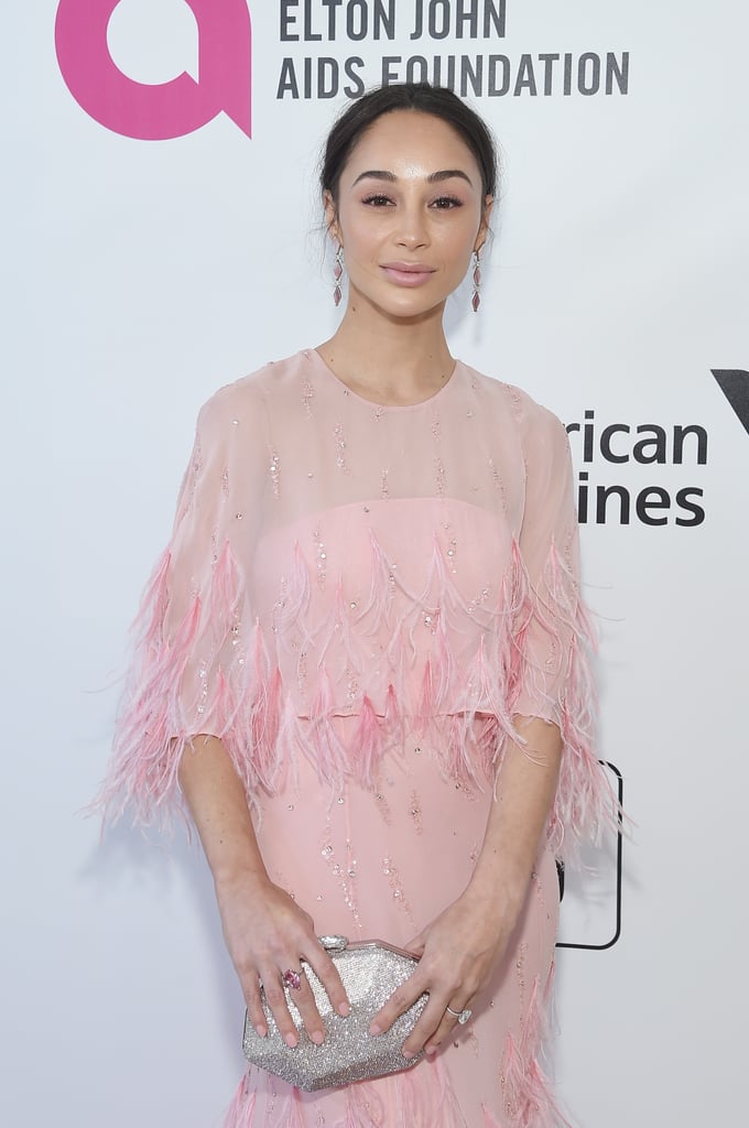 Cara Santana at the 2019 Elton John AIDS Foundation Academy Oscars Party
