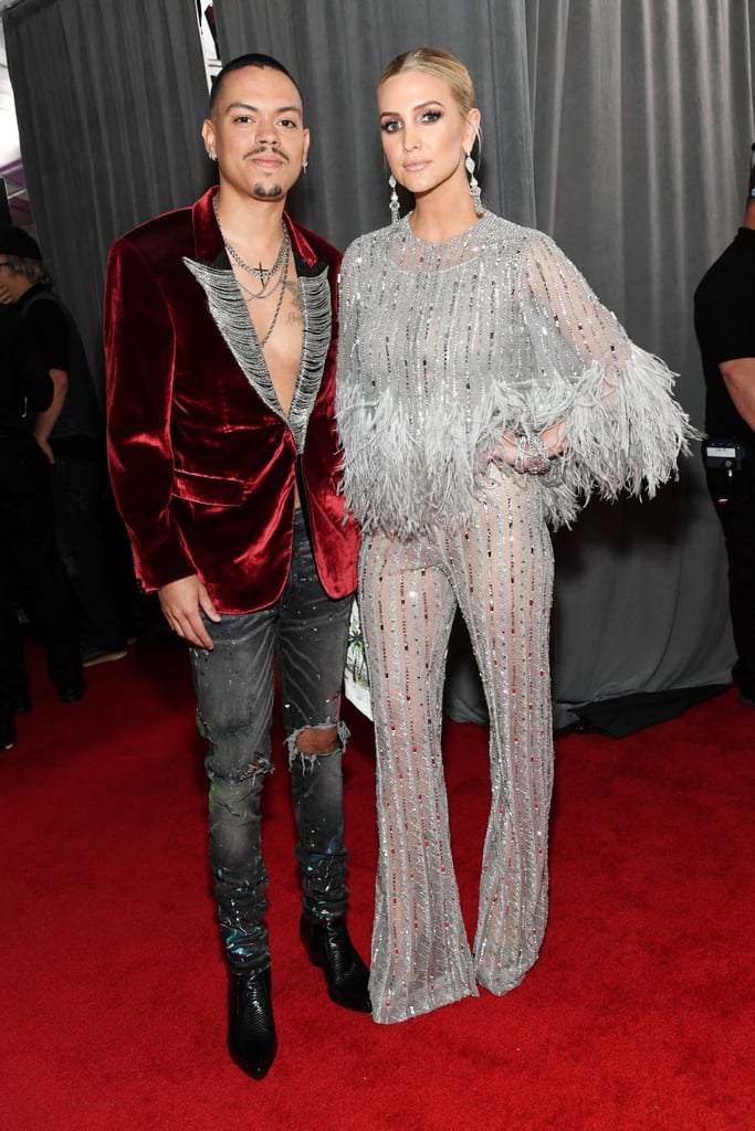 Ashlee Simpson Georges Chakra Jumpsuit 2019 Grammys