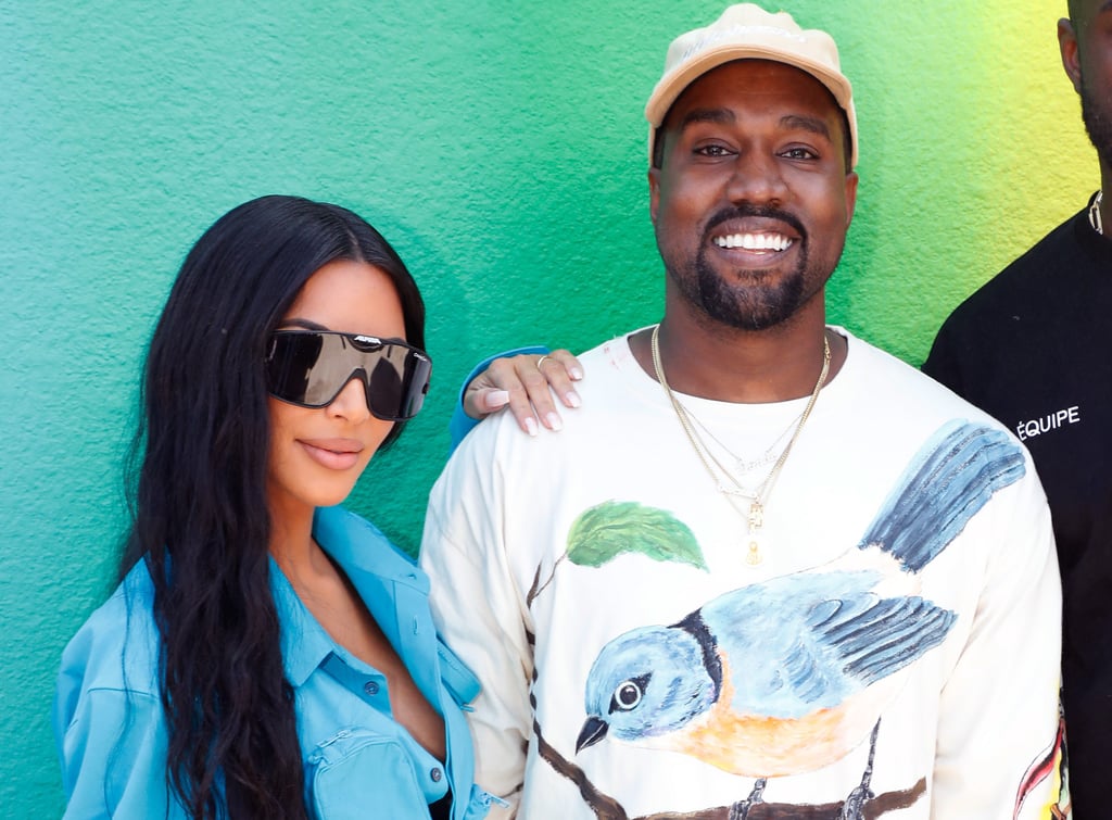 Kanye West Gives Kim Kardashian Flowers For Birthday 2018 POPSUGAR Celebrity