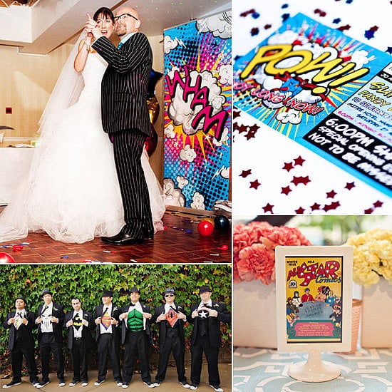 When it comes to fun, playful wedding ideas, a superhero theme is every comic fan's dream come true. ounded up creative ideas to help you channel your favorite characters. From real wedding inspiration to affordable Etsy finds, POPSUGAR Tech has 20 festive ways to channel your favorite superheroes on the big day. When it comes to fun, playful wedding ideas, a superhero theme is every comic fan's dream come true. ounded up creative ideas to help you channel your favorite characters. From real wedding inspiration to affordable Etsy finds, POPSUGAR Tech has 20 festive ways to channel your favorite superheroes on the big day.