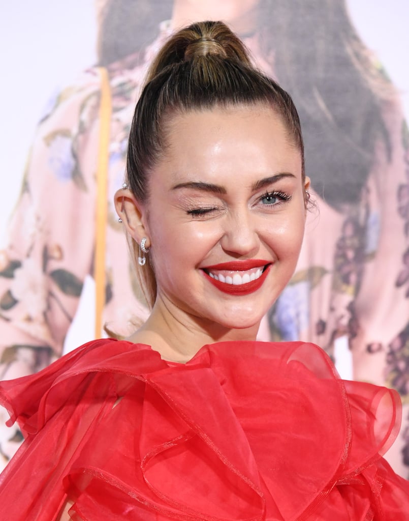 Miley Cyrus's Red Dress at Isn't It Romantic Premiere