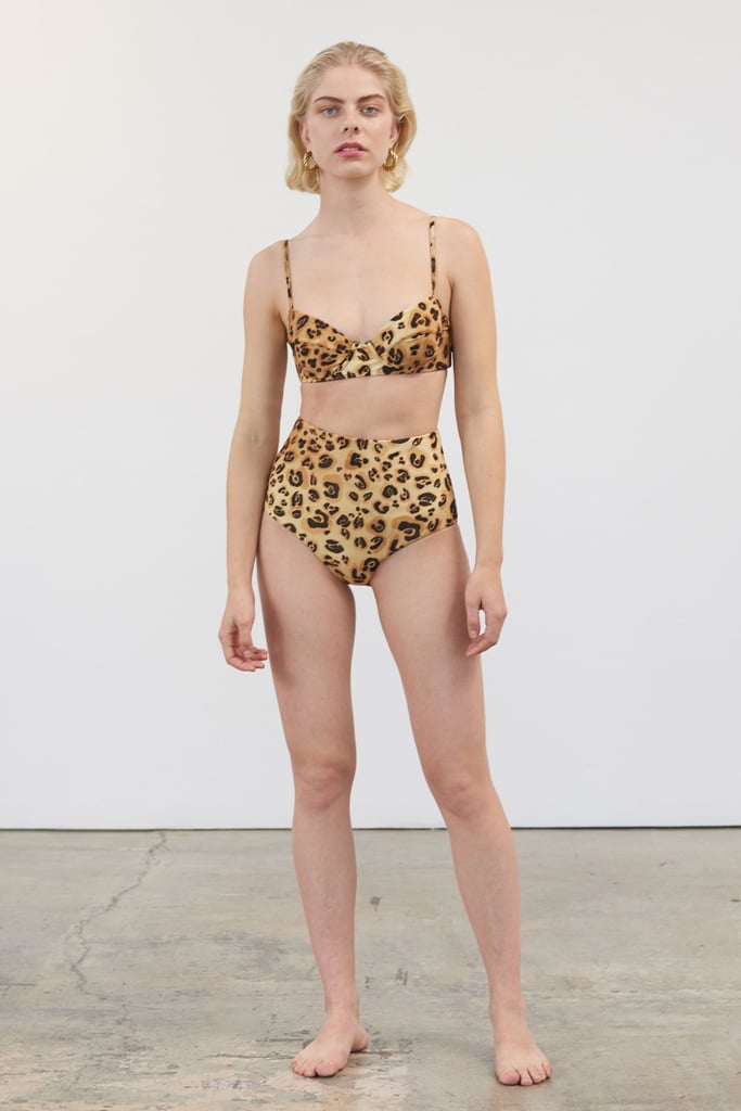 mara hoffman leopard swimsuit