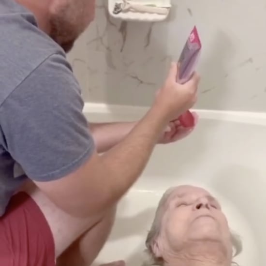 Man Giving Grandma a Haircut at Home: TikTok Video