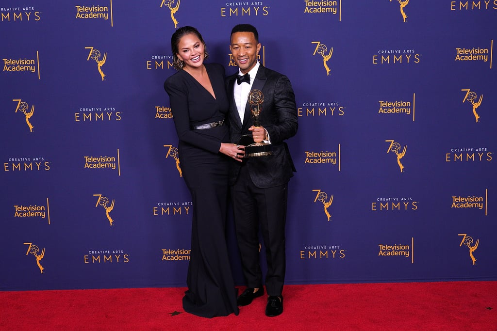 رد ة فعل كريسي تيغن بعد فوز جون ليجند برباعي الجوائز العالمي Popsugar Middle East Love