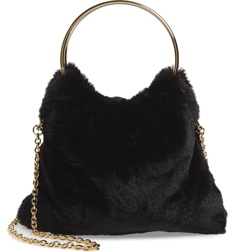 faux fur bag