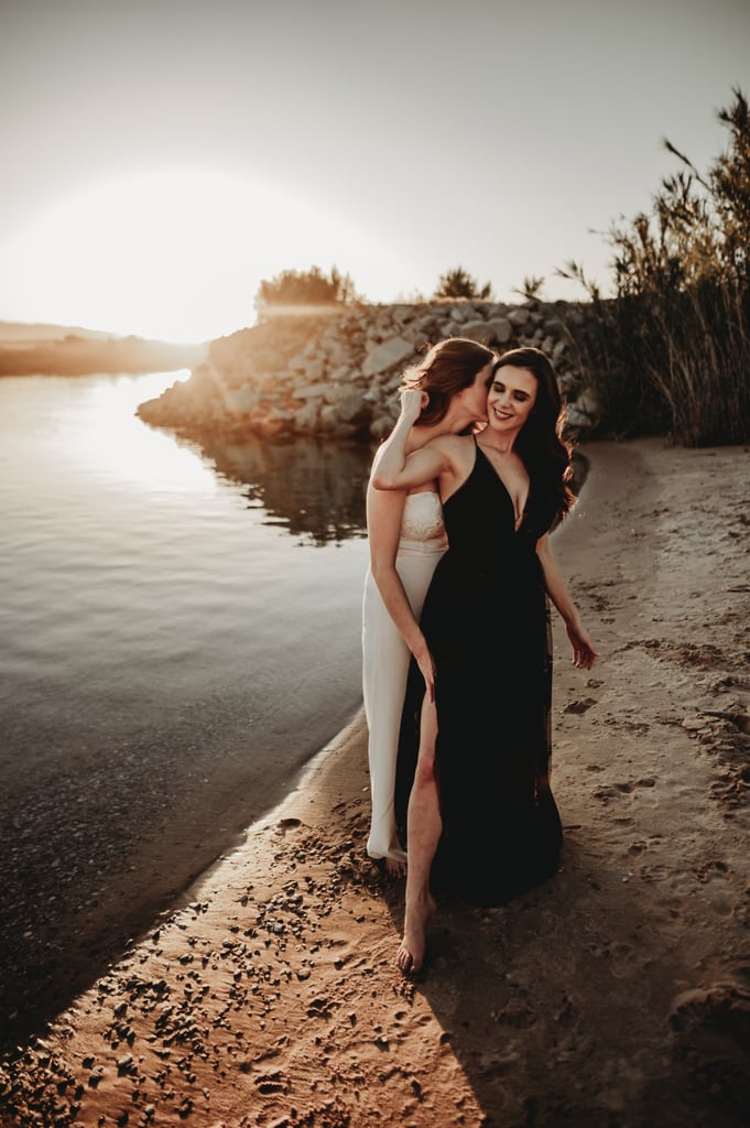 Sexy River Beach Engagement Photo Shoot