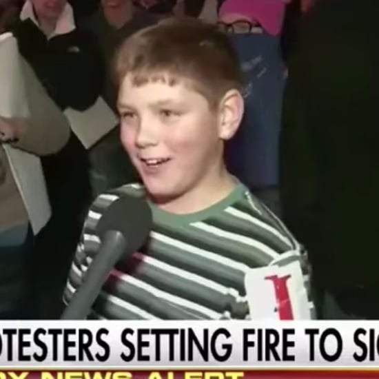 Drew Carey's Son at Anti-Donald Trump Protest Video 2017