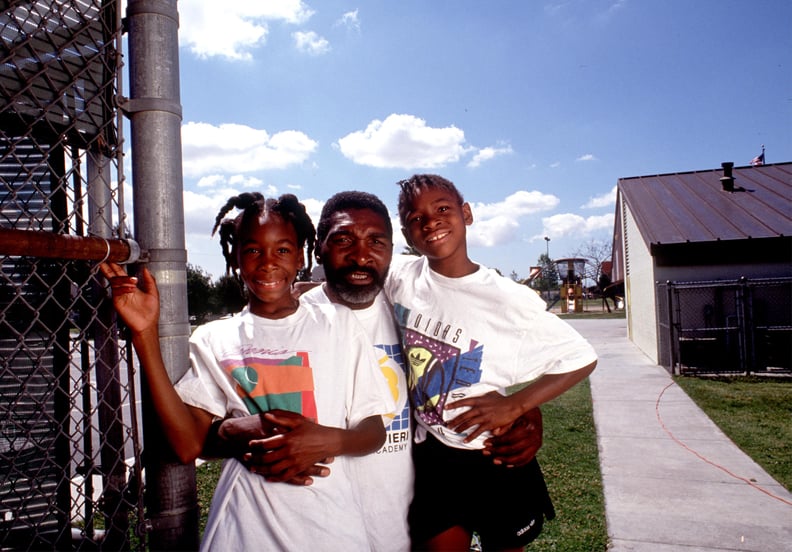Venus, Richard, and Serena Williams in Compton in 1991