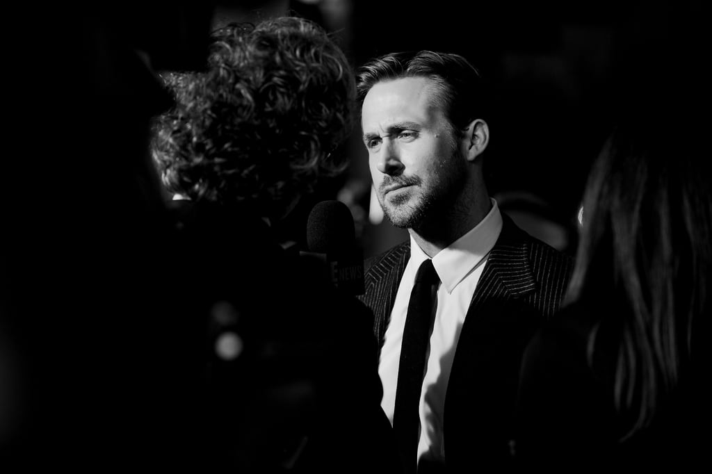 ryan gosling black and white