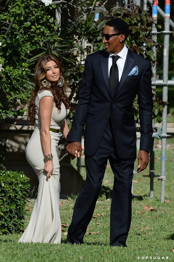 Larsa Pippen and Scottie Pippen were among the guests at Michael