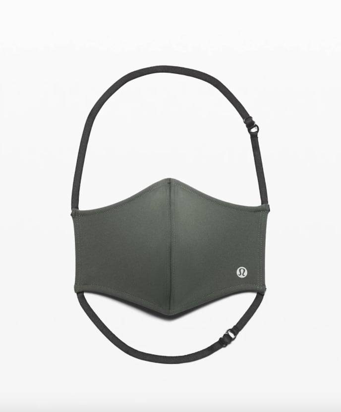 Lululemon Double Strap Face Mask in Palm Deco