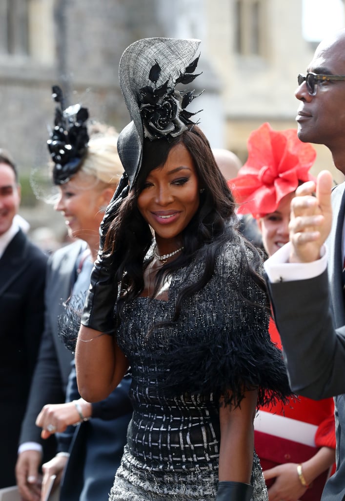 Naomi Campbell Dress at Princess Eugenie's Wedding 2018