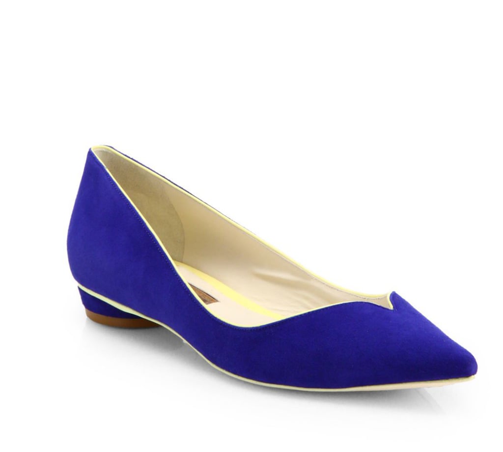 Sophia Webster, Loca Suede Skimmers ($350) | New Year's Resolutions For ...