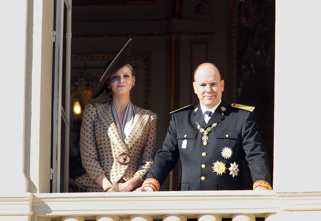 Prince Albert of Monaco and his then-fiancée appeared on the balcony of the Palace of Monaco in November 2010.
Source: Getty / Valery Hache/AFP