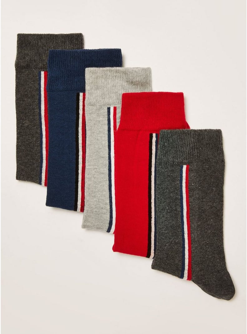 Assorted Color Socks Five Pack