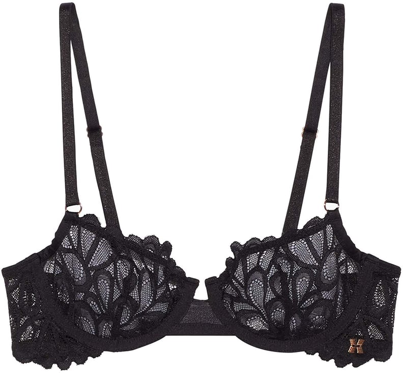 Savage Not Sorry Microfiber Low-Cut Balconette Bra in Black