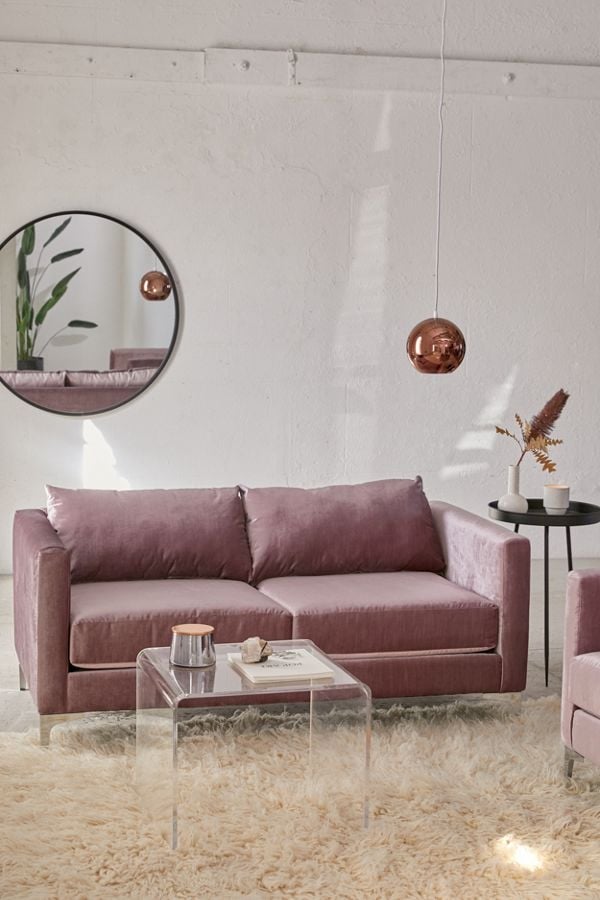 Chamberlin velvet best sale sofa