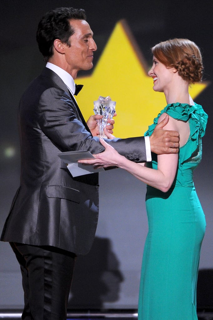 Jessica Chastain at the Critics' Choice Awards 2014