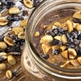 Tastes Just Like a Reese's! Try This Chocolate Overnight Oatmeal With Peanut Butter Swirls