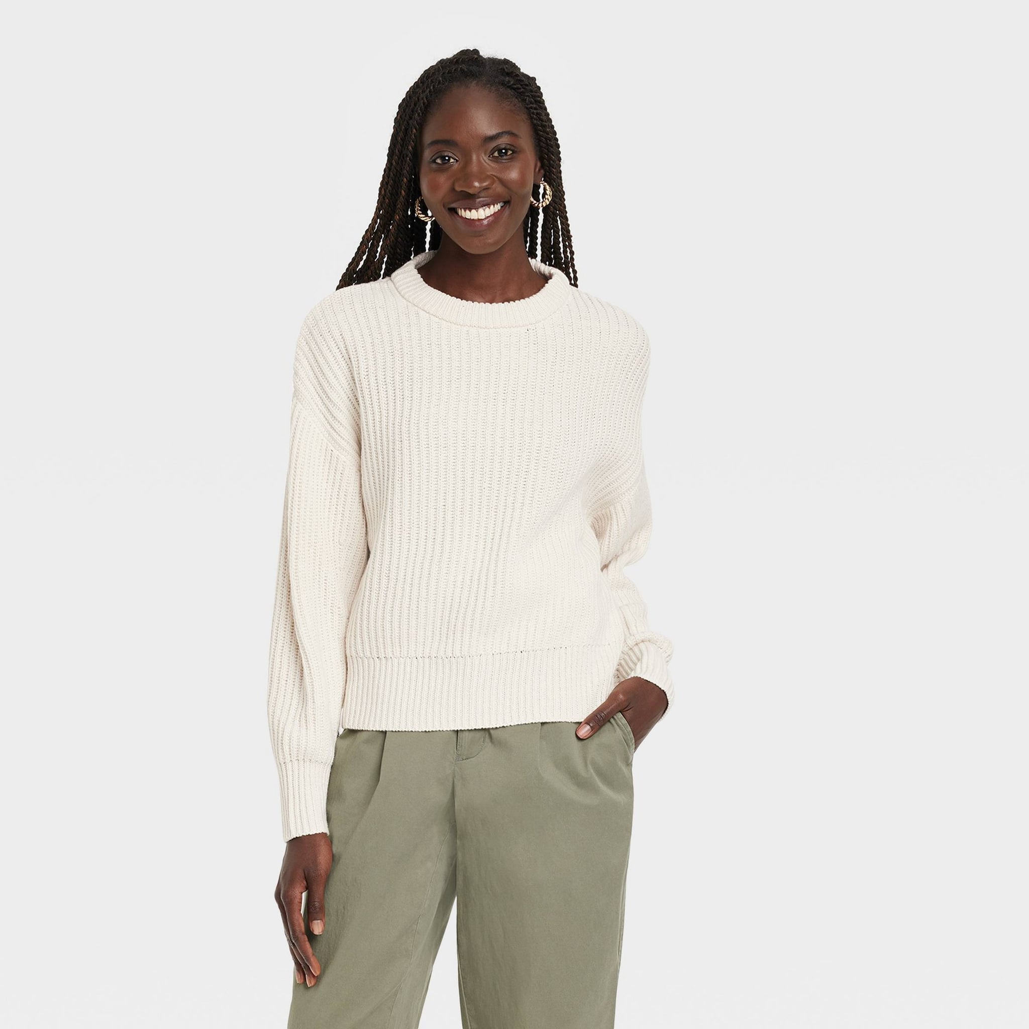 A new day white sweater sales