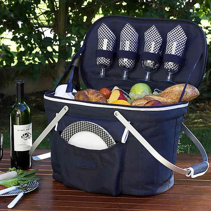 Ascot Collapsible Insulated Picnic Basket
