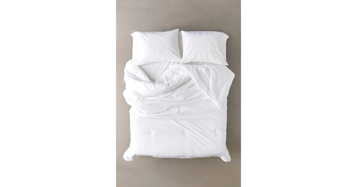 For a Hotel Vibe Washed Cotton Comforter Snooze Set Best Bedding From Urban Outfitters