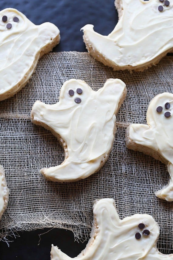 Ghost Rice Krispies Treats