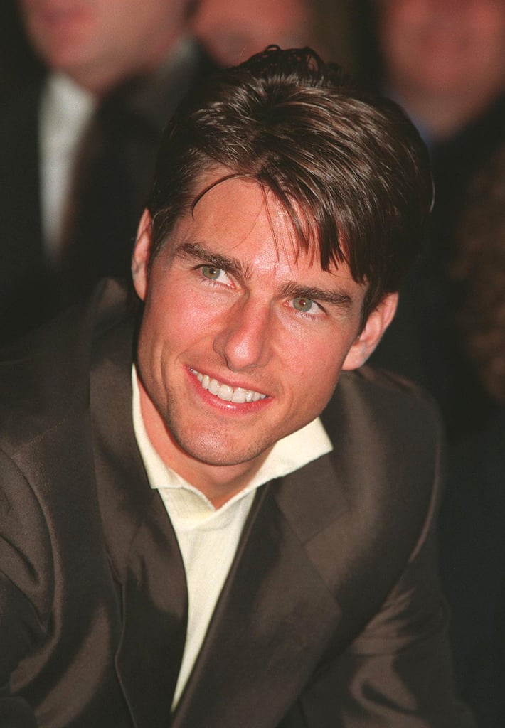 Tom Cruise gave a sexy smile while visiting the UK in June 1999.