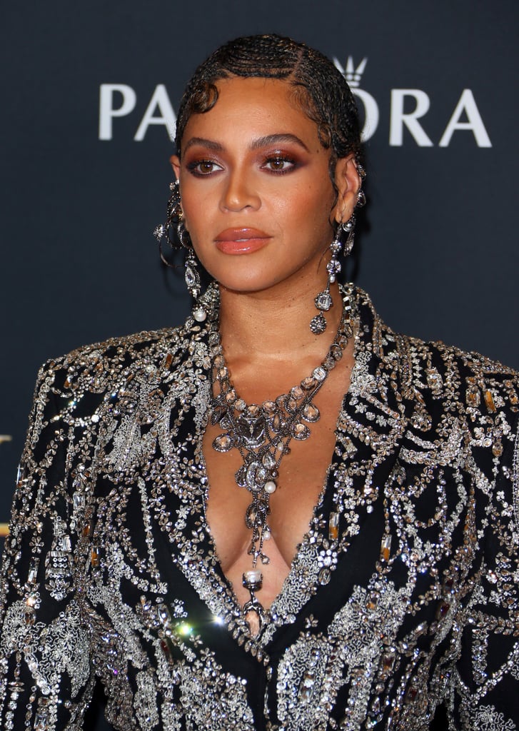 Beyoncé's Braided Finger Waves at The Lion King Premiere