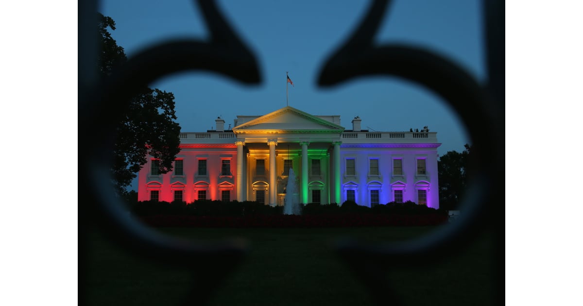 Rainbow White House Pictures Popsugar Celebrity Photo 10