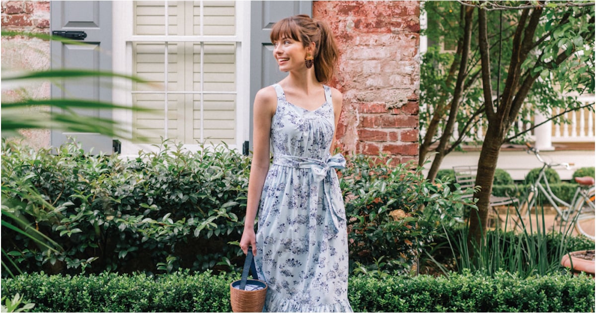 Hilary clip dot chiffon midi sales dress