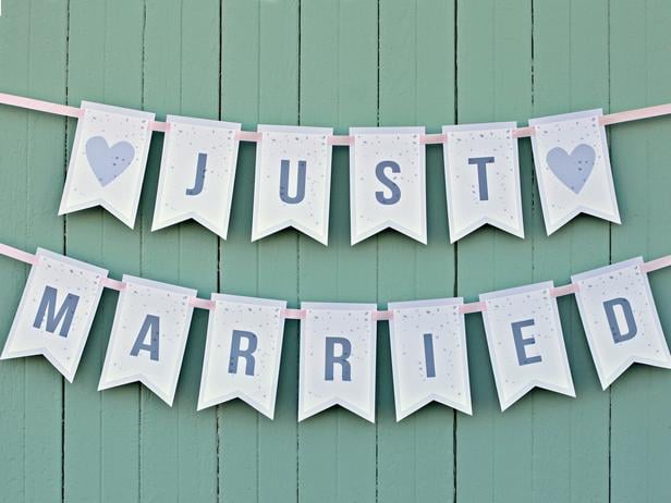 Just Married Banner