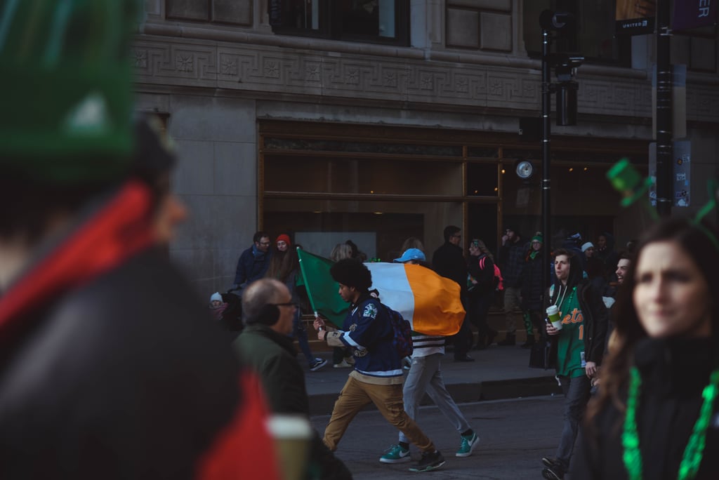 St. Patrick's Day Parade Zoom Background