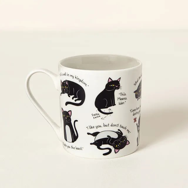 A Kitchen Gift For Cat People: Uncommon Goods Catitude Mug
