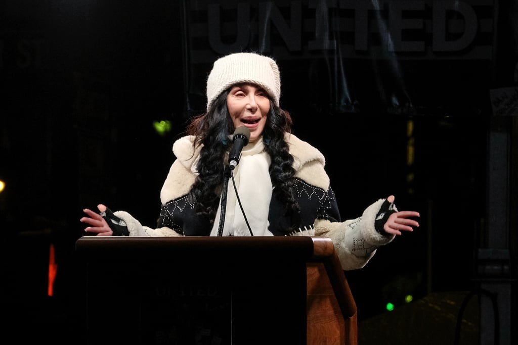 Celebrities at the We Stand United NYC Rally January 2017