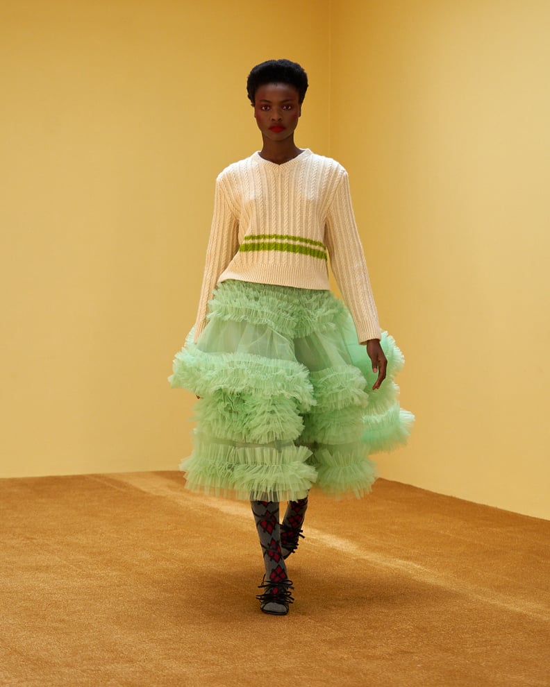 Tulle-Skirt Trend at LFW: Molly Goddard Fall 2021