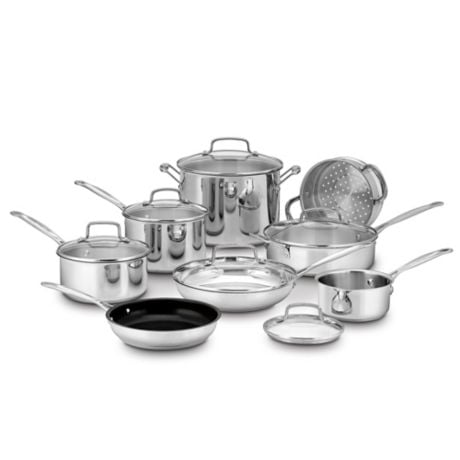 Cuisinart® Chef's Classic™ Stainless Steel 14-Piece Cookware Set
