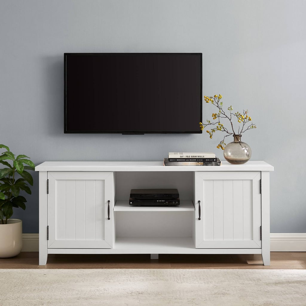 Best TV Stand: Saracina Home Modern Farmhouse TV Stand for TVs up to 65"