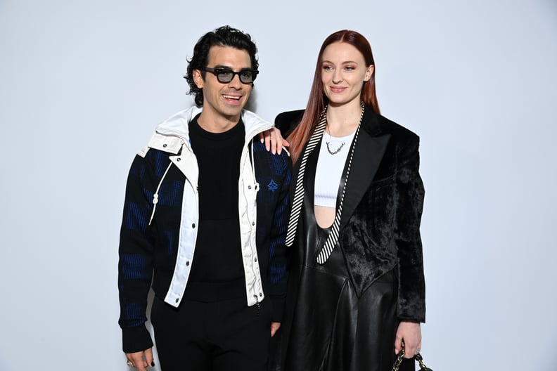 Joe Jonas and Sophie Turner Arrive at Louis Vuitton During Paris Fashion Week