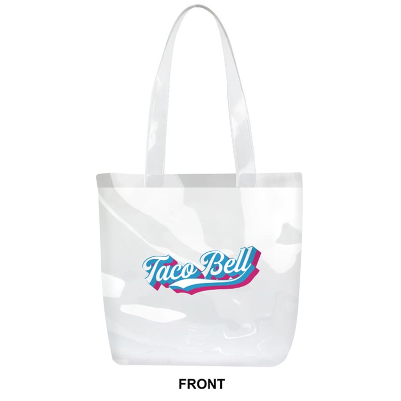 Taco Bell Clear Vinyl Tote Bag