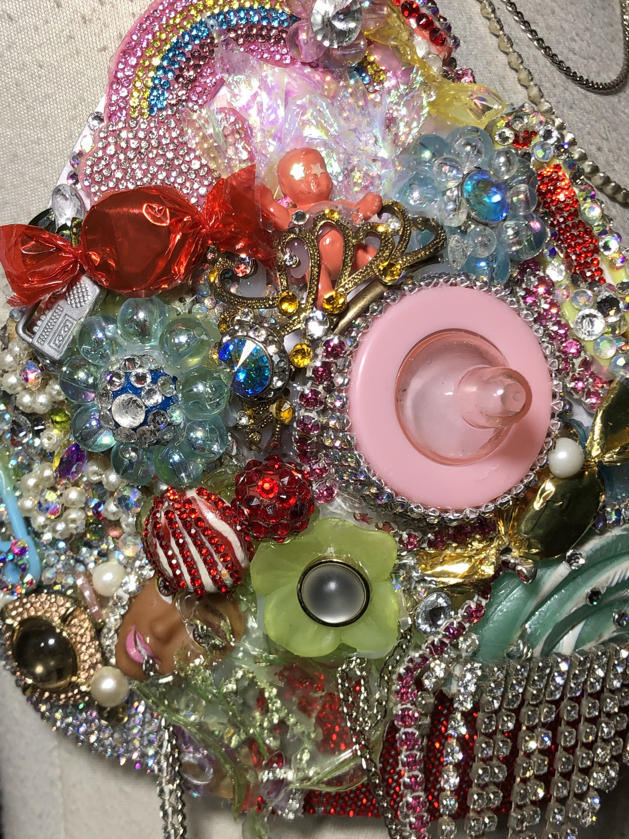 get up close with nicki minaj s wild pregnancy reveal bra popsugar fashion