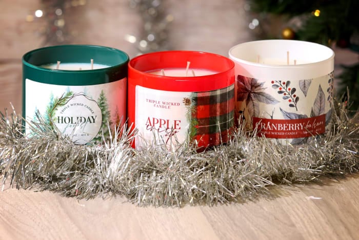Holiday Forest Filled 3-Wick Candle