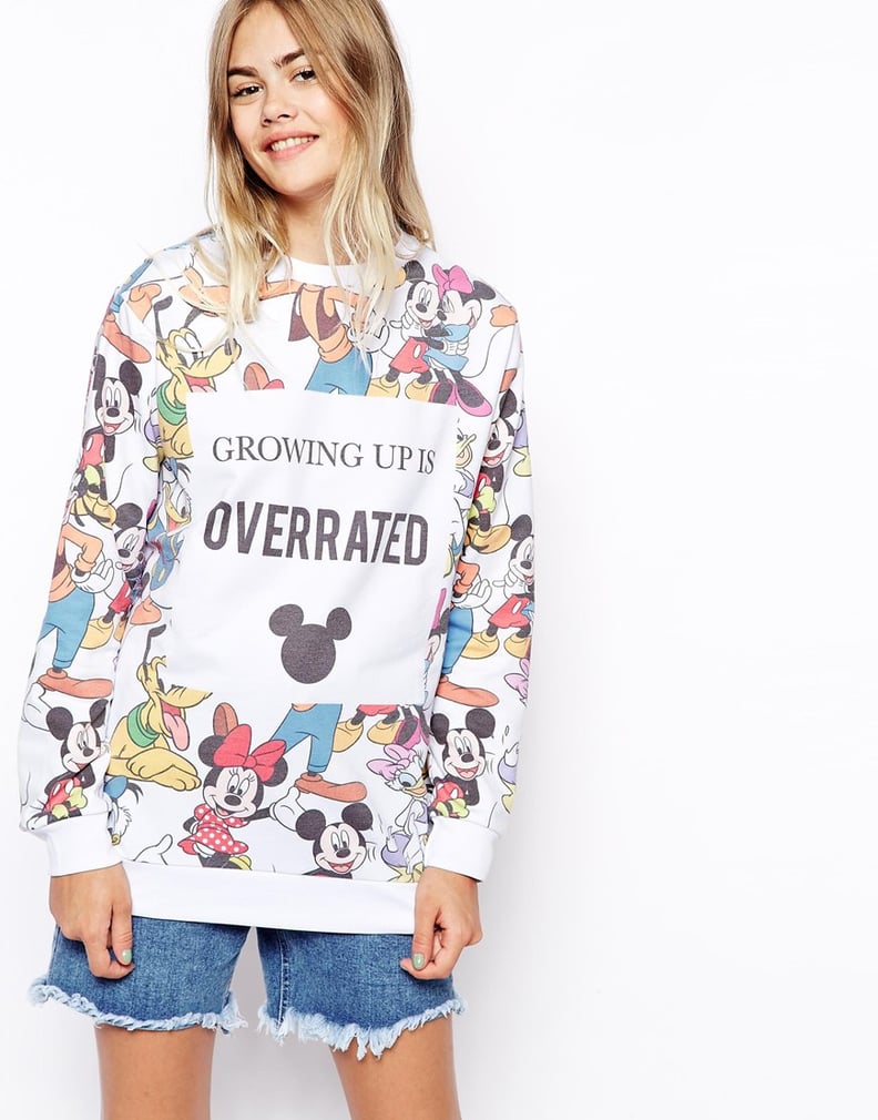 ASOS Disney Growing Up Is Overrated Sweatshirt